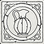 A1753/1223T Ницца декор 9.9х9.9 Kerama Marazzi