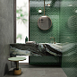 600110001121 Avantgarde Emerald Mosaico Spectrum 29.2x33.2 Italon