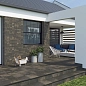 Scandiano Ochra Elewacja 7mm 24x6,5 Paradyz фото в миниатюре 13