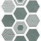 Pier17 Hexa Turquoise 23,2x26,7 ITT Ceramic