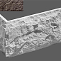 Угловой элемент Бретань 740 33,5/10x20x2.5 Leonardo Stone