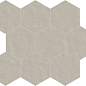 749582 Neutra 6.0 03 Perla Mosaico B Esagono 10x10 30x26 Casa Dolce Casa