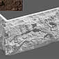 Угловой элемент Бретань 709 33,5/10x20x2.5 Leonardo Stone