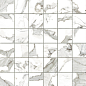 G20402 Calacatta Mosaico Lappato 30x30 (Tozz. 5x5) Vallelunga