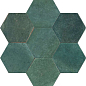 MFFG Lume Green Lux Esagona 21x18.2 MARAZZI Italy
