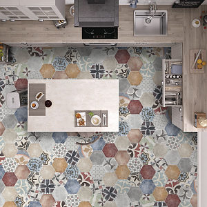Marrakech Hexa ITT Ceramic