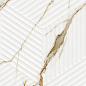 LE63063A-F53 Bianco Carrara Oro Cubo Rectificado 30х60 Artecera