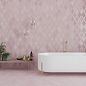 Flow Diamond Decor Old Rose 14x24 WOW