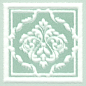 AD/D327/SG1547 Петергоф зеленый 7,7х7,7 Kerama Marazzi