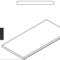 620090000413 Titanio Bordo Round 30x60 Italon