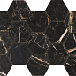 MALLA HEX CR. LUX ILIRIA NERO 32,5x22,5 Pamesa