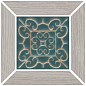 ID151 Вставка Тровазо наборный серый светлый матовый 13x13x0,9 Kerama Marazzi