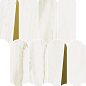 620110000231 Stellaris Carrara Ivory Mosaico Elegant Lux 32.5x36.1 Italon