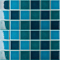 LWWB83333 Crackle Green Mixed Glossy 4.8x4.8 30.6х30.6х6 StarMosaic