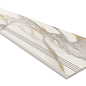 Ступень RM01 Miramare White неполированный с насечками 30x120 Estima