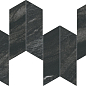 AYD5 Marvel Diva Black Tempest Mosaico Chevron Velvet 46,3х17,5 Atlas Concorde