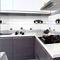 Monocolor Biselado Brillo Plata 10X30 Absolut Keramika