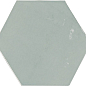 122081 ZELLIGE HEXA AQUA 10,8x12,4 WOW