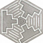 Hexagono Igneus Cemento Mix 23x26,6 VIVES