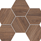 Мозаика SI02 Selection Hexagon неполированная 25x28.5x1.0 Ametis by Estima