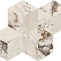 EB1O Breccia Tortona Mosaico Rombi Lappato 30.5x35.2 Keope