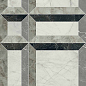 PF60014088 Tarsia Frame Nero Deco Lux 3D Rett 60x120 Versace (Gardenia Orchidea)