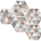 Hexagono Fingal Mix 23x26,6 VIVES