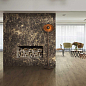 R6RL Maiora Marble Effect Calacatta Oro Glossy Rett 120x240 Ragno Marazzi