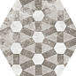 22099 Hexatile Cement Garden Grey 17,5x20 (17 видов паттерна) EQUIPE