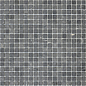 Pietrine Nero Oriente MAT 15x15x4 30.5x30.5 Caramelle Mosaic