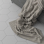 114043 TRIANGLE FLOOR R9 ASH GREY MATT 20.1x23.2 WOW