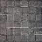 PIX298 Slate Black из сланца 48х48 305х305 Pixmosaic