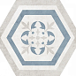 Atrium Hex Alpha Mix-Azul 25.8x29 Pamesa