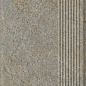 Eremite Taupe Stopnica Prosta Struktura Mat B1a 30x60 Paradyz