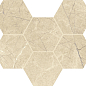 620110000066 Charme Extra Arcadia Mosaico Hexagon 25x29 Italon