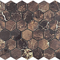 Mosaic Copper Slab Black 48 Hexagone 30.9x32.2 Velsaa