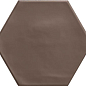 PT03151 Hex Brown Matt 15x17,3 Ribesalbes