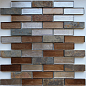 Naturelle Alcantara Ruggine 23x73 30.5х30.5 Caramelle Mosaic