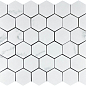 Mosaic Calacata Lite 48 Hexagone 30.9x32.2 Velsaa