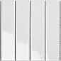 Y45P701 Strip Белая глянцевая 4.5x19.5 28.8x19.5 Porcelain mosaic фото в миниатюре