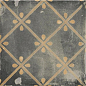 PT03077 Scudo Canaletto Nero 20x20 Mainzu