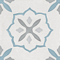 Sirocco Blue Cross 22,3x22,3 Harmony