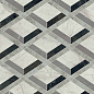 PF60014145 Tarsia Lozenge Nero Deco Lux 3D Rett 60x120 Versace (Gardenia Orchidea)
