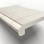 MB001-AEBS Diana White Solid Mb001 100x30 Marmocer