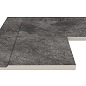 Угол фарфорового поручня наружный 90 Pool Garden Anthracite 30x50 Serapool фото в миниатюре