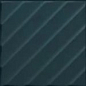 E065 4D Diagonal Deep Blue 20х20 Marca Corona