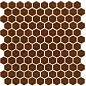 HG161 Hexagon Mosaic Light Brown 2,65 30x30 Serapool