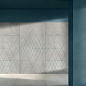 752770 Matrice Trama 3 F4 Azzurro Ret 80x80 Cedit
