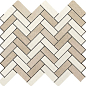 R06A Terracruda Mosaico Degrade Sabbia/Luce 33.2*128.8 Ragno Marazzi