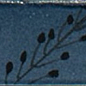 M96W Rice Blu dec Leaf Lux 5x15 MARAZZI Italy
